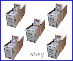5 Short Comic Box File Drawer for Comic Books Stackable Box with Dividers