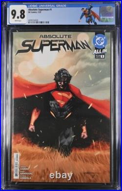 ABSOLUTE SUPERMAN #1 CGC 9.8 1st Printing A Cover Sandoval Aaron