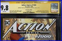ACTION COMICS #1000 Jim Lee Variant CGC 9.8 SIGNED BY LEE, SINCLAIR, & WILLIAMS