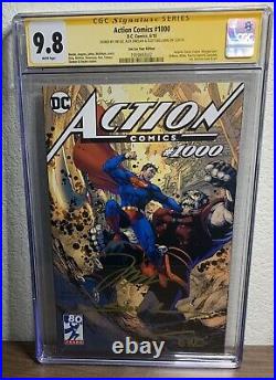 ACTION COMICS #1000 Jim Lee Variant CGC 9.8 SIGNED BY LEE, SINCLAIR, & WILLIAMS
