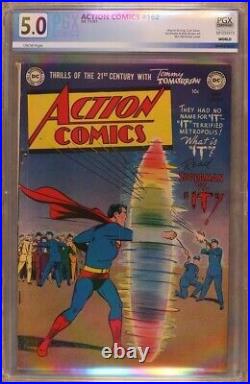 ACTION COMICS #162 PGX 5.0 VG/Fine Superman Golden Age Tommy Tomorrow NICE 1951