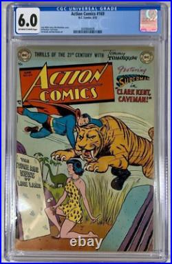 ACTION COMICS #169 CGC 6.0 FINE Single Grade GOLDEN AGE-1952 Superman