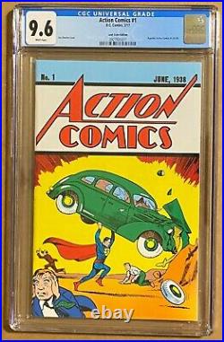 ACTION COMICS #1 (2017) Loot Crate Exclusive Variant Reprint Superman CGC 9.6