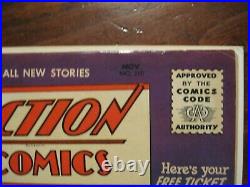 ACTION COMICS #210 Superman Nov, 1955