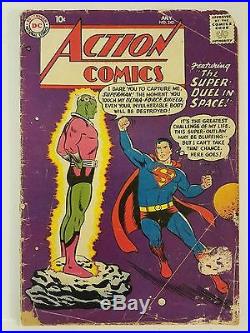 Action Comics 242 First Appearance Of Brainiac Justice League DC Comics 1958
