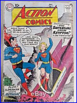 ACTION COMICS #252 Major key Origin 1st App. SUPERGIRL The Original Supergirl
