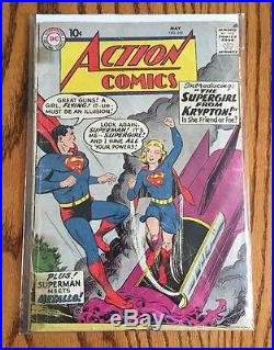 ACTION COMICS 252 Poor Condition 1st Supergirl! 1st Metallo