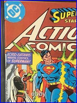 ACTION COMICS #534 CGC 9.0 AIR WAVE BACK UP STORY MARVEL COMICS 1982 Superman