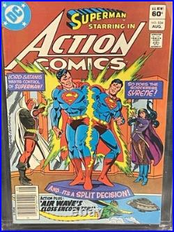 ACTION COMICS #534 CGC 9.0 AIR WAVE BACK UP STORY MARVEL COMICS 1982 Superman