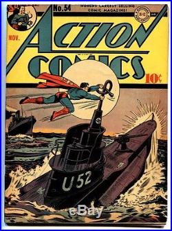 Action Comics #54-superman-1942-dc Golden-age-comic Book