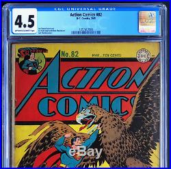 ACTION COMICS #82 (DC 1945) CGC 4.5 OW-W ONLY 48 IN CENSUS! Superman Cover