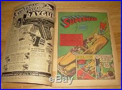 ACTION Comics #43 classic SUPERMAN WWII cover vs. Nazi paratrooper DC no rsv