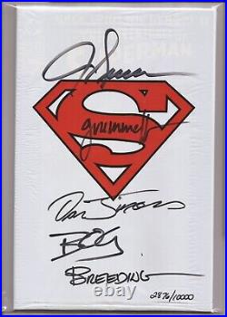 ADVENTURES OF SUPERMAN #500 SEALED IN POLY BAG SIGNED 5X With NUMBERED DF COA