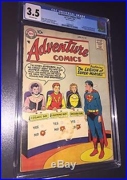 ADVENTURE COMICS #247 (1958) CGC 3.5 VG- 1st Legion of Super-heroes