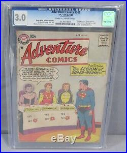ADVENTURE COMICS #247 (Legion of Super-Heroes 1st app) CGC 3.0 DC Comics 1958
