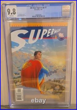 ALL-STAR SUPERMAN #1 CGC 9.8 WHITE Pages Grant Morrison, Frank Quietly DC Comics