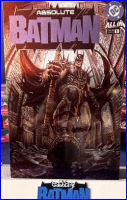 Absolute Batman David Ryan Copper Metal Color Variant Exclusive Test Print