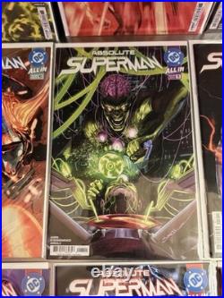 Absolute Superman 1 2 3 4 5 6 7 8 9 10 11 12 13 14 15 16 17 18 19 1st PRINT Lot
