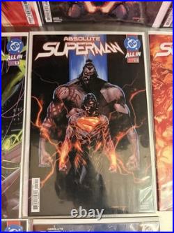 Absolute Superman 1 2 3 4 5 6 7 8 9 10 11 12 13 14 15 16 17 18 19 1st PRINT Lot