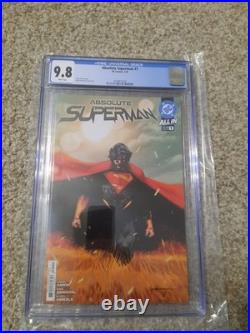 Absolute Superman #1 CGC 9.8 NM DC Comics SANDOVAL Batman Krypto Key? 1st Apps