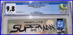 Absolute Superman #1 CGC 9.8 NM/MT DC 2025 1st Print Aaron Sandoval