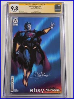 Absolute Superman #1 Lee Variant CGC 9.8 Signature Series Signed Sandoval POP 1