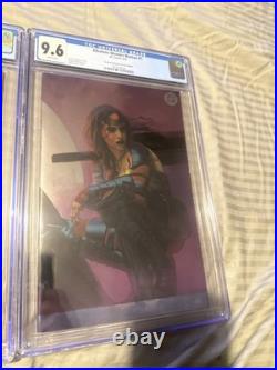 Absolute Superman, Batman, And Wonder Woman #1 CGC Lot. Mark Spears Foil Set