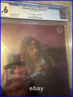 Absolute Superman, Batman, And Wonder Woman #1 CGC Lot. Mark Spears Foil Set