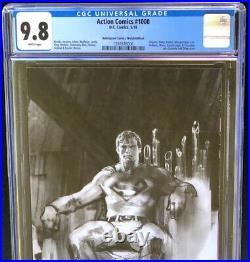 Action Comics #1000 CGC 9.8 Bulletproof Sketch Dell'Otto Virgin DC Superman