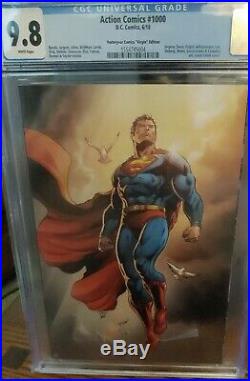 Action Comics #1000 CGC 9.8 Yesteryear Comics Virgin Variant Superman