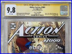 Action Comics #1000 Cgc 9.8 Jim Lee Tour Edition Signed By Jim Lee