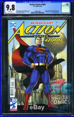 Action Comics #1000 First Print DC Comics Cgc 9.8 Sold Out 80th Ann