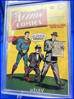 Action Comics #100 (Superman) 1946 CGC 9.2 WHITE Pages, Golden Age-DC Comics