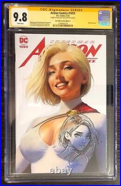 Action Comics 1053 Sscgc 9.8 Will Jack Remark Sketch Power Girl Variant