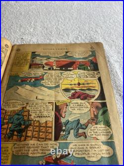 Action Comics #116 DC 1948 The Wizard Of Winter Superman Snow Cover! Low Grade
