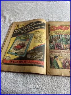 Action Comics #116 DC 1948 The Wizard Of Winter Superman Snow Cover! Low Grade