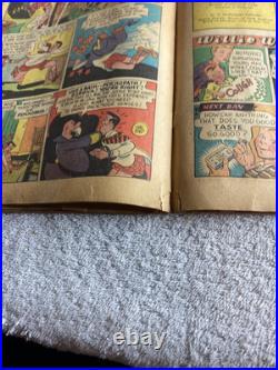 Action Comics #116 DC 1948 The Wizard Of Winter Superman Snow Cover! Low Grade