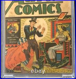 Action Comics #14 (DC 1939) CBCS 5.0 Restored 2nd Zatara Cover! Superman