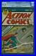 Action Comics 15 CGC 4.0 Golden Age Key DC Comic 5th Superman Cover Ever L@@K