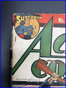 Action Comics #16 1939 2.0 Complete! Early Superman! First Chain Break Cover