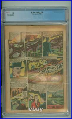 Action Comics #18 CGC NG Coverless Origin & 1st App Of Three Aces 1939