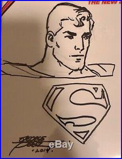 Action Comics #18 Sketch & Signed By George Perez