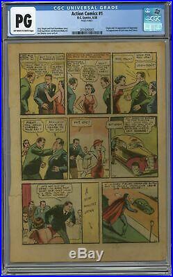 Action Comics (1938 DC) 1 CGC PG 4th Page Only 2016060001