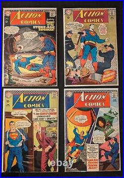 Action Comics 1967-1978 Vintage DC Superman 33 Comic Lot Variety Grades