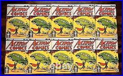 Action Comics #1 1988 50th Anniversary Reprint X10 Investor Lot