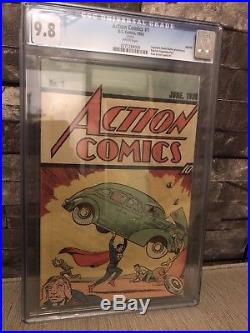Action Comics #1 CGC 9.8 DC 1983 Rare Peanut Butter Promo! Superman! G8 779 cm