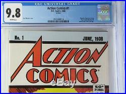 Action Comics #1 CGC 9.8 (Many Ultra-Rare CGC Graded Comic Listings In-Progress)