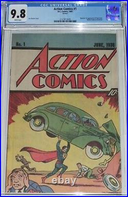 Action Comics #1 CGC 9.8 Nestle Quik Promotional from 1987 1st Superman reprint
