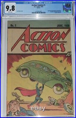 Action Comics #1 CGC 9.8 Superman Peanut Butter Promotional from 1983 + extras