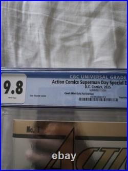 Action Comics #1 CGC 9.8 Ultimate Gold Foil Edition LTD 300 Homage